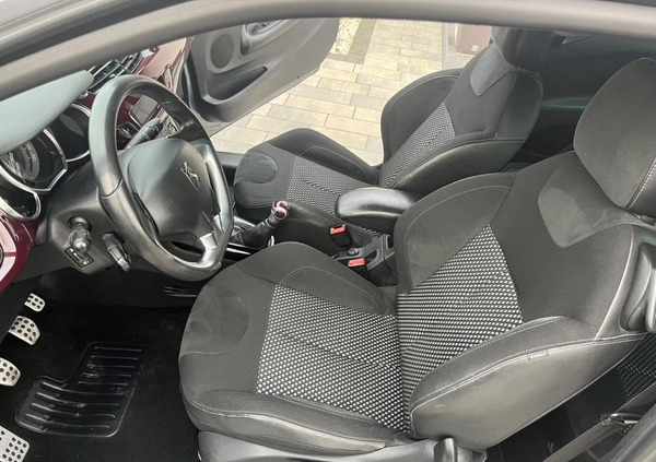 Citroen DS3 cena 15000 przebieg: 177000, rok produkcji 2011 z Zagórów małe 172